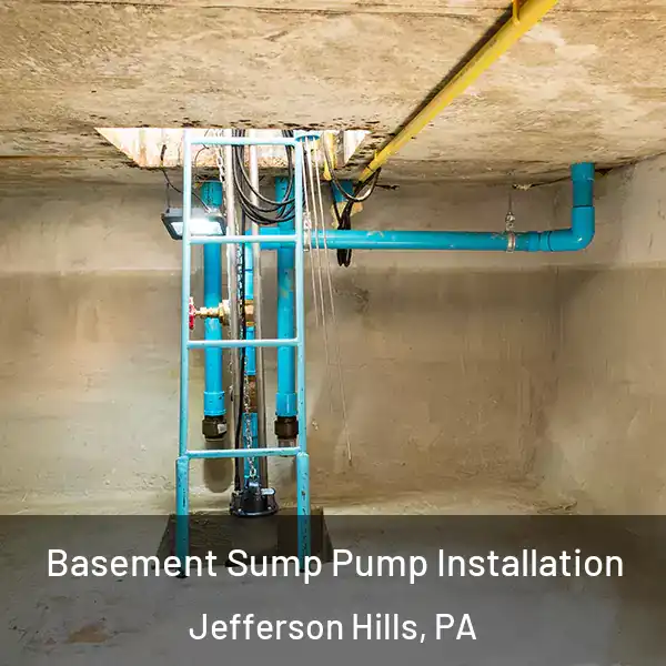  Basement Sump Pump Installation Jefferson Hills, PA