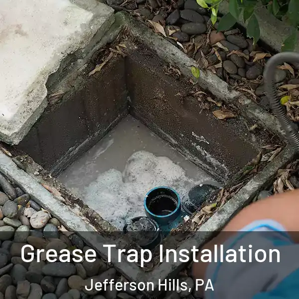  Grease Trap Installation Jefferson Hills, PA