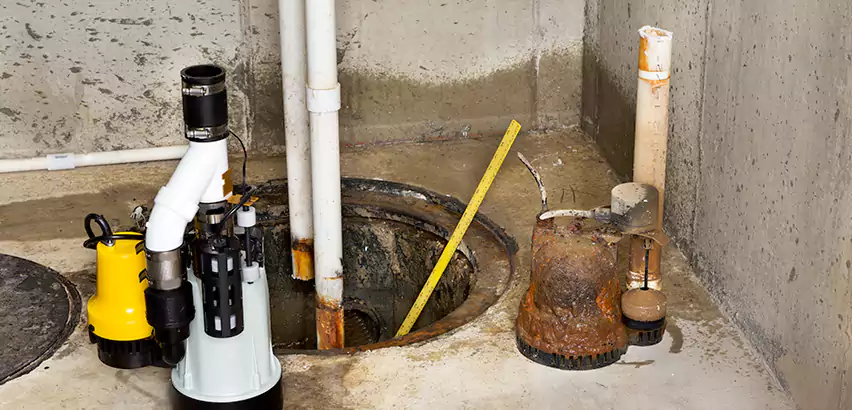 Installing Sump Pump in Finished Basement in Jefferson Hills, PA